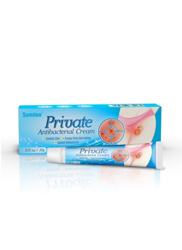 Private Antibacterial Cream - Ointment to Remove Itching Peculiar Smell Dermatitis Feminine Care Skin Cream 20g