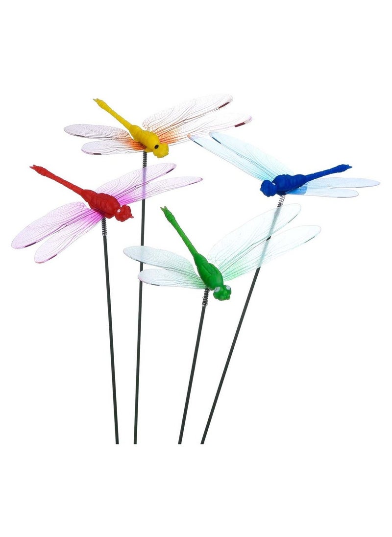 26Pcs Colorful Garden Butterflies Stakes Patio Butterfly Ornaments on Sticks for Outdoor Party Yard Garden Plant Decorations Garden Butterflies Stakes Double-deck Butterflies Ornaments