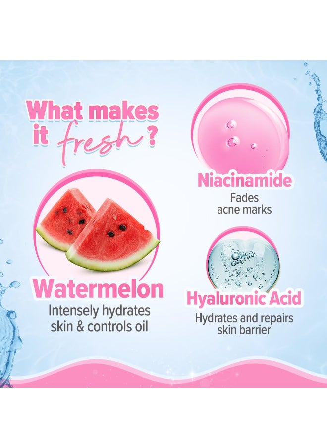 Aqualogica Radiance+ Lush Strobe Cream with Watermelon & Niacinamide - 30g