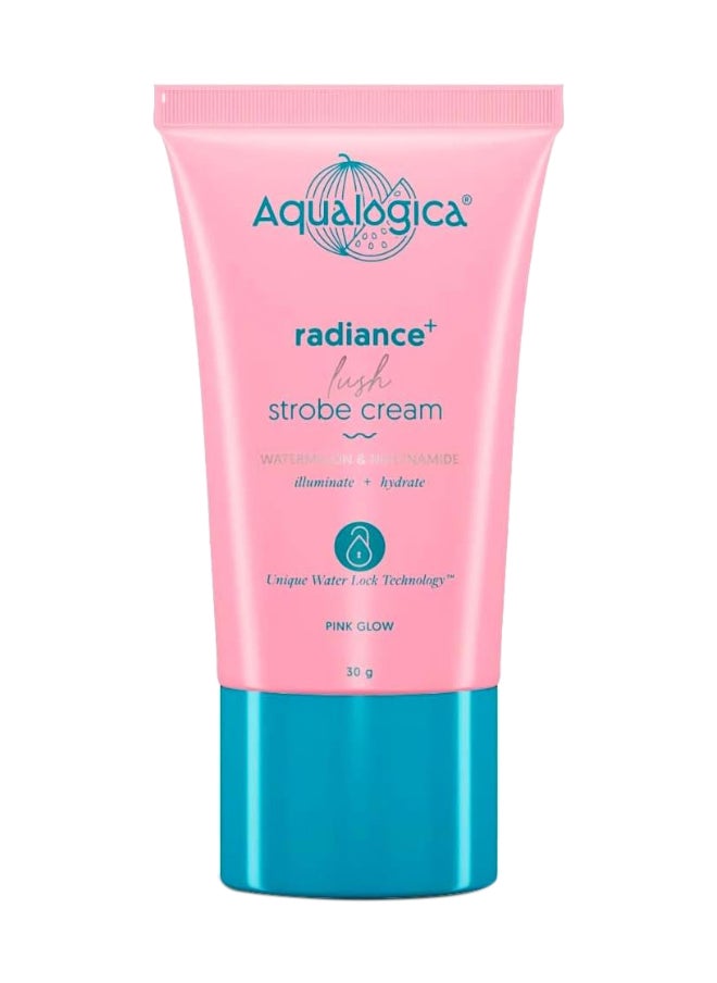 Aqualogica Radiance+ Lush Strobe Cream with Watermelon & Niacinamide - 30g