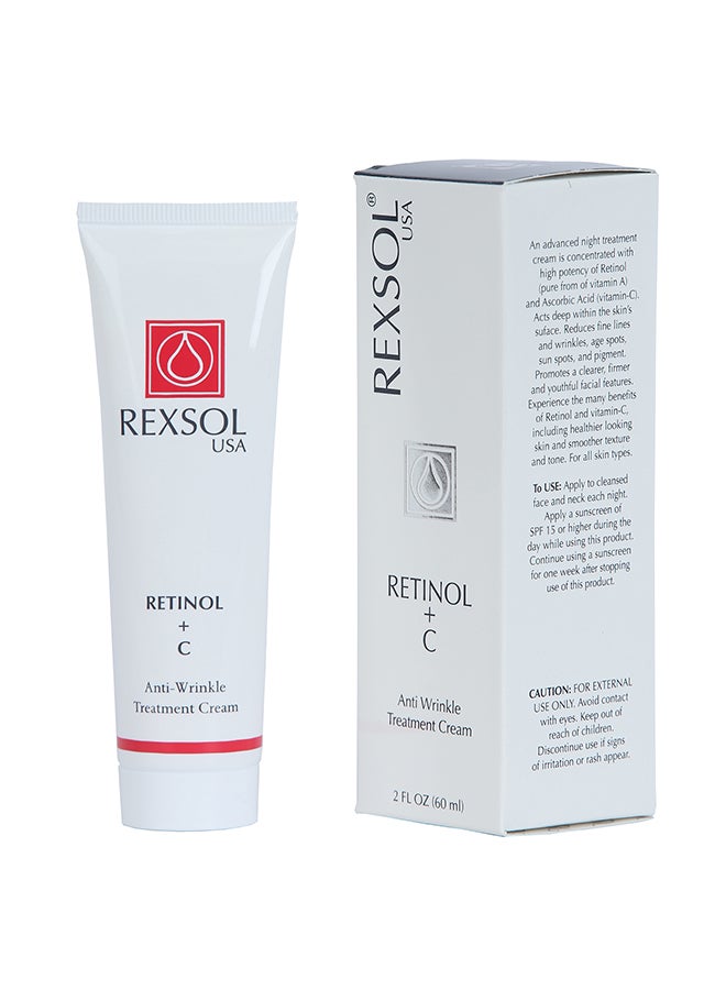 Retinol Plus C Anti-Wrinkle Treatment Cream 60ml