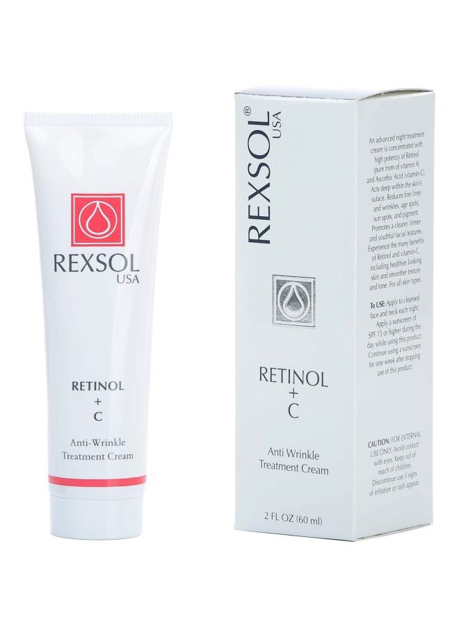 Retinol + C Anti Wrinkle Treatment Cream 60ml