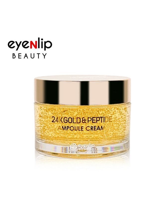 24K Gold & Peptide Ampoule Cream 50g