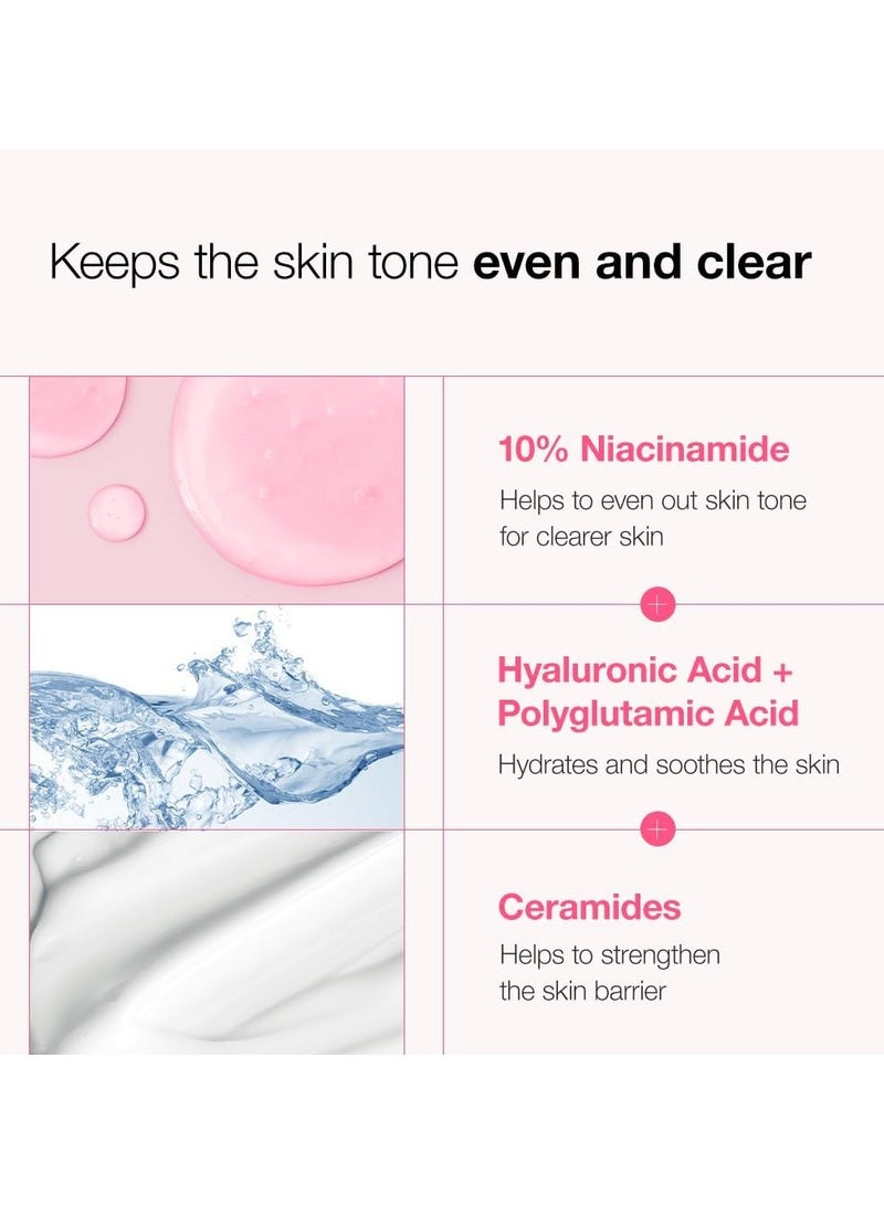 Niacinamide 10% and TXA 4% Dark Spot Removing Serum with Stainless Steel Heart-Shaped Gua Sha Tool for Skin Tightening and Massage With Travel Pouch 30 mlml