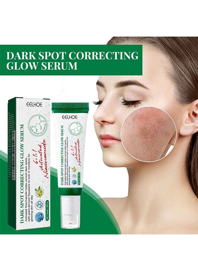 Dark Spot Correcting Glow Serum, Anti-Aging Skin Repair Cream, Facial Whitening Freckle Cream, Brightening and Moisturizing Dark Spot Removal Essence Cream - 50ML