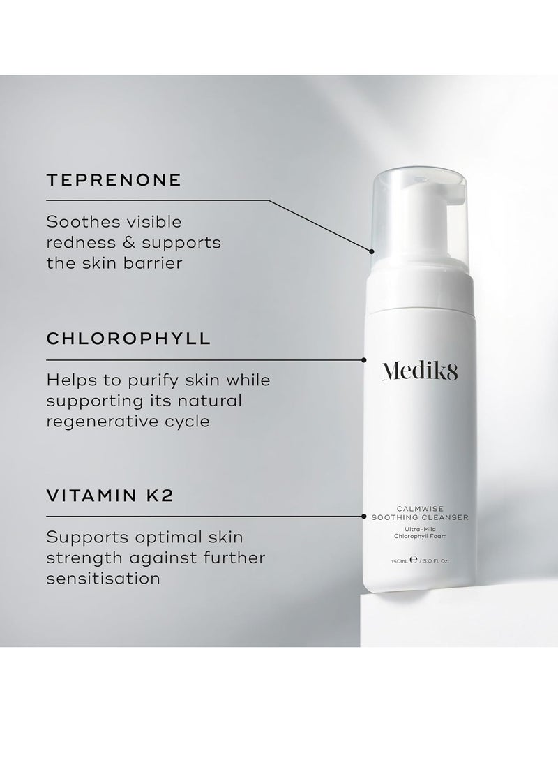 Calmwise Soothing Cleanser Ultra Mild Chlorophyll Foam Soothing and Cleansing  For Sensitive Skin 150ml