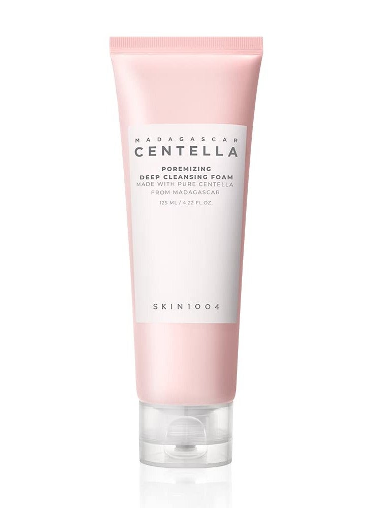 Madagascar Centella Poremizing Deep Cleansing Foam, Remove Pore-Clogging Debris Pink 125grams