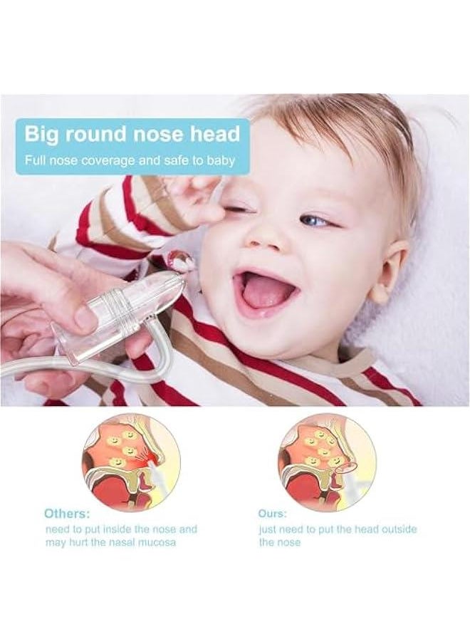 Nasal Aspirator for Toddler | Baby Nose Sucker | Silent Baby Nasal Aspirator, Baby Nasal Mucus Suction, Baby Nasal Congestion Relief, Baby Nasal Cleaner for Newborns Toddler, 20x8.5x8.2cm