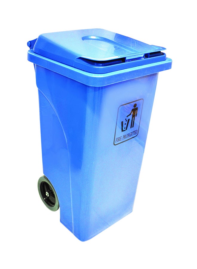 Plastic Trash Bin Blue 240Liters