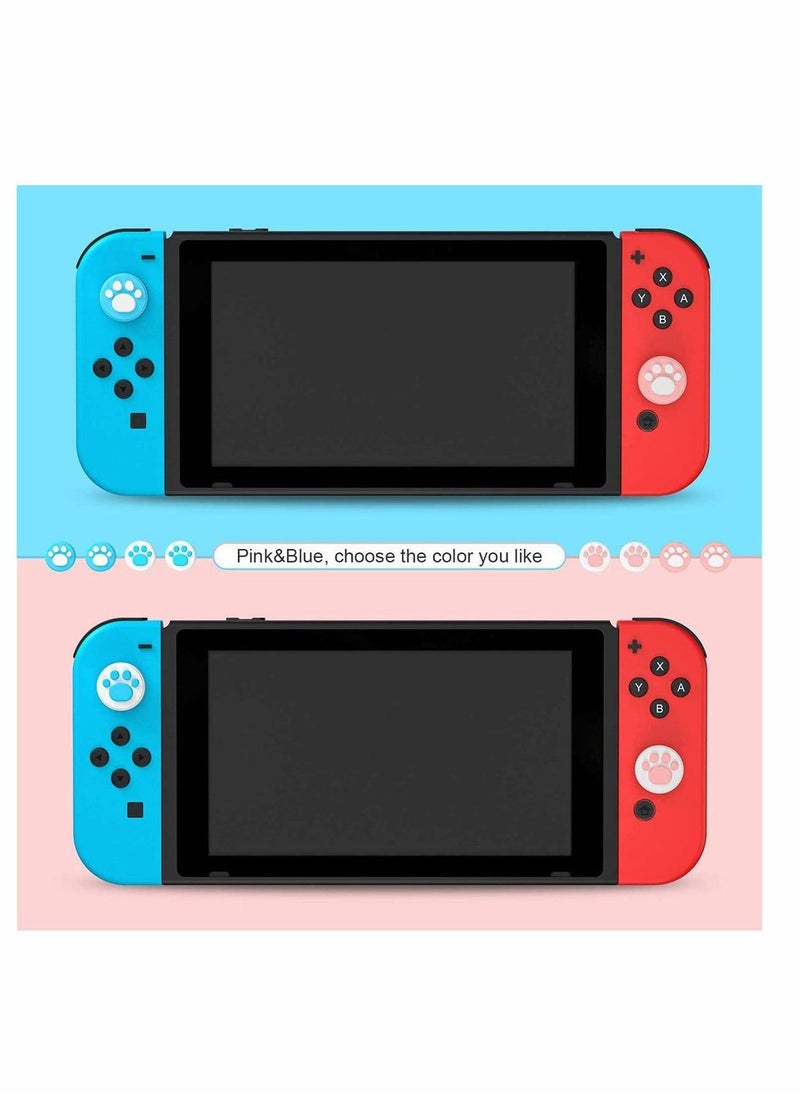 Thumb Grip Caps Joystick Cap for Nintendo Lite Soft Silicone Cover Joy-Con Controller Cat Claw Design