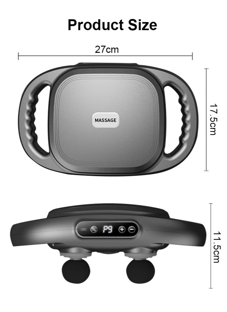Fascia Gun Muscle Massager Gun, High Frequency Back Waist Massage Machine, Six-head Body Shoulder Professional Fascia Massage Gun