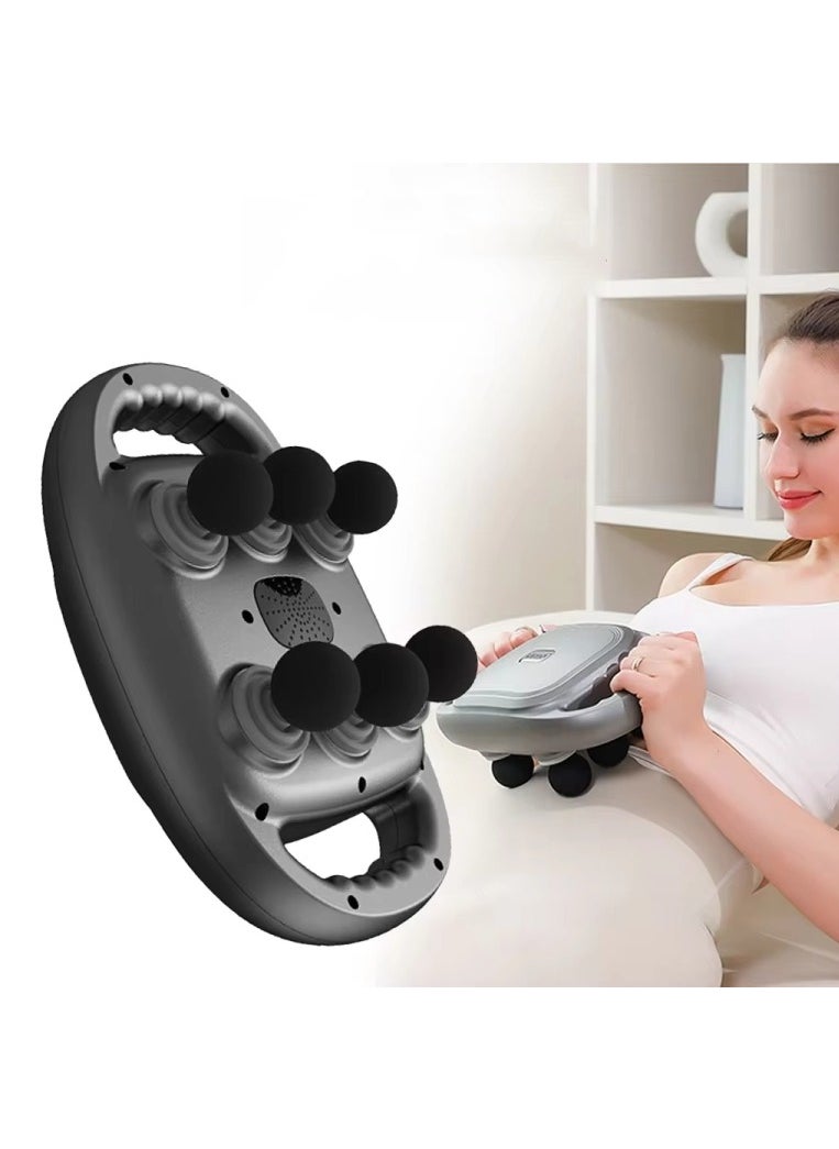 Fascia Gun Muscle Massager Gun, High Frequency Back Waist Massage Machine, Six-head Body Shoulder Professional Fascia Massage Gun