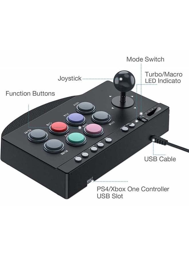 Fighting Arcade Game Controller Joystick For PC / PlayStation / Xbox / Switch -wired