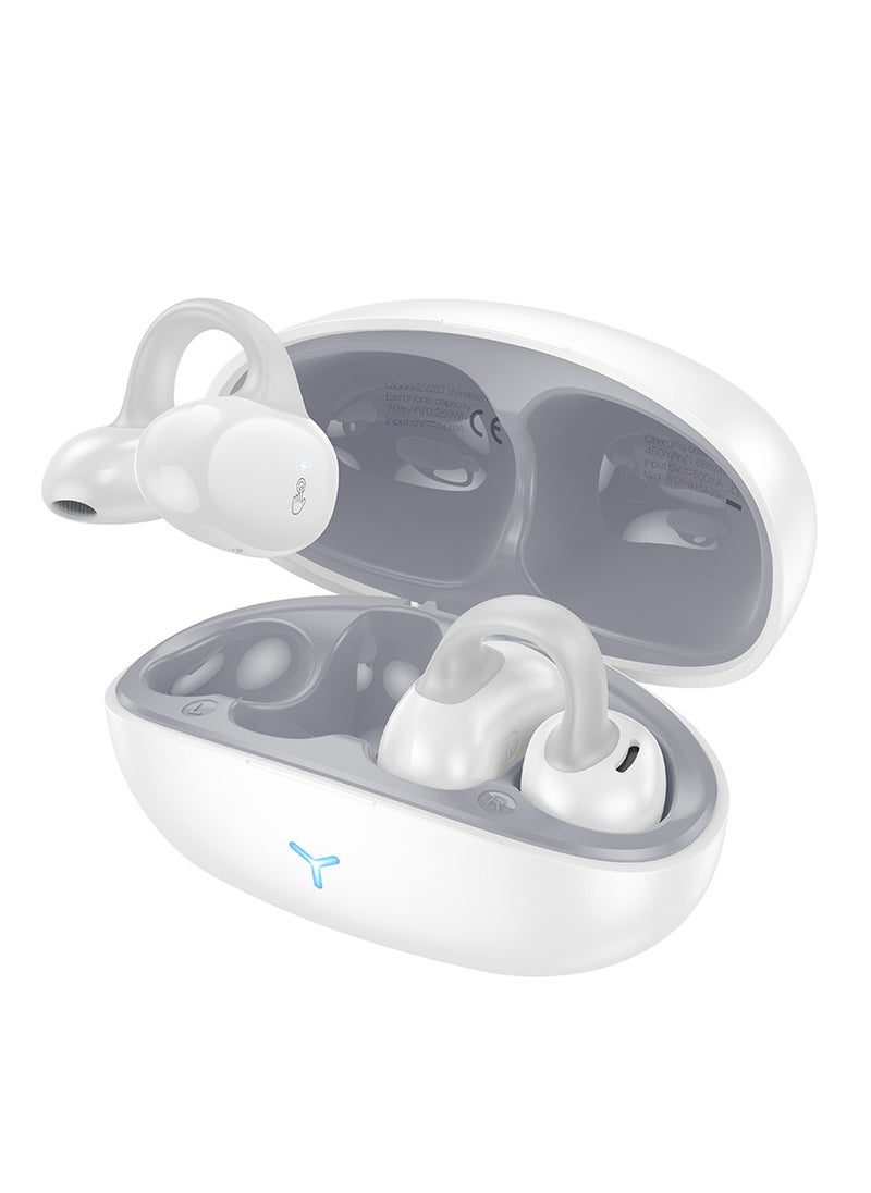 hoco. EW57 Auspicious Clip-On True Wireless Bluetooth Headset – Bluetooth 5.3, 11-Hour Playback, Siri Support