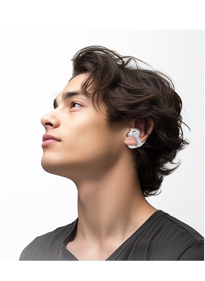 hoco. EW57 Auspicious Clip-On True Wireless Bluetooth Headset – Bluetooth 5.3, 11-Hour Playback, Siri Support