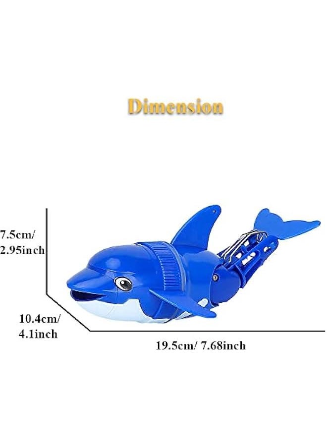 Electric Rollover Dolphin Bath Toy, Bathtub Rolling Fish Toy Tubmling Dolphin Tub Toy Swimming Dolphin Bathtub Toy Simulated Fish Water Toy (Black)