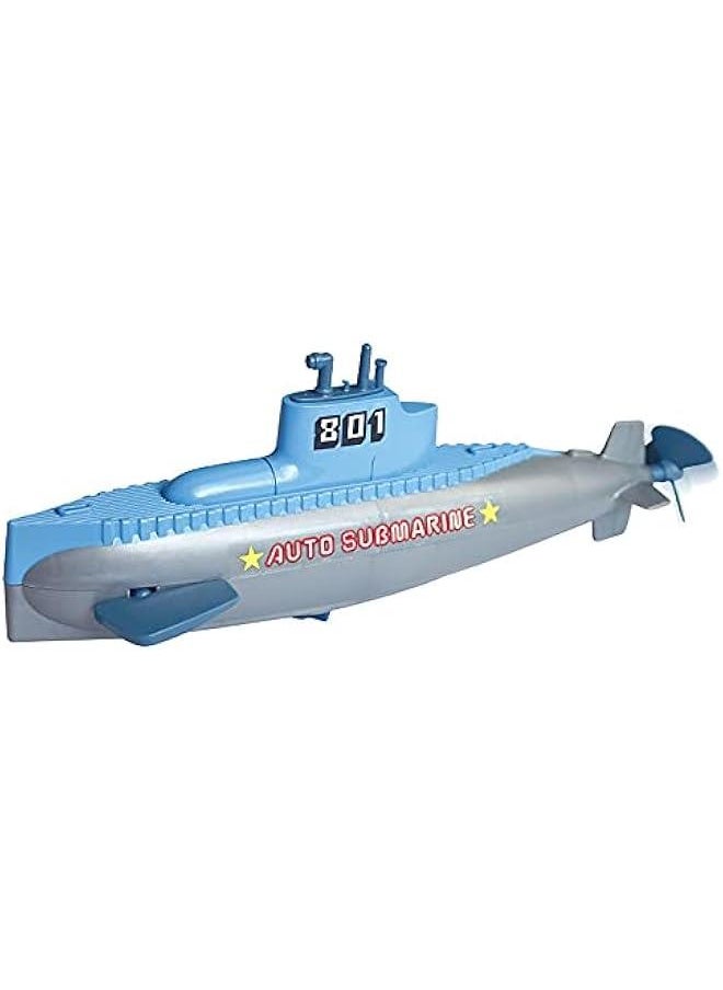 Windup Submarine Bath Toy Clockwork boat Floating Toy SUB Tub Toy Swimming Bathtub Toy Water Toy Fish Tank Toy Submarine Model Toy for Boys and Girls