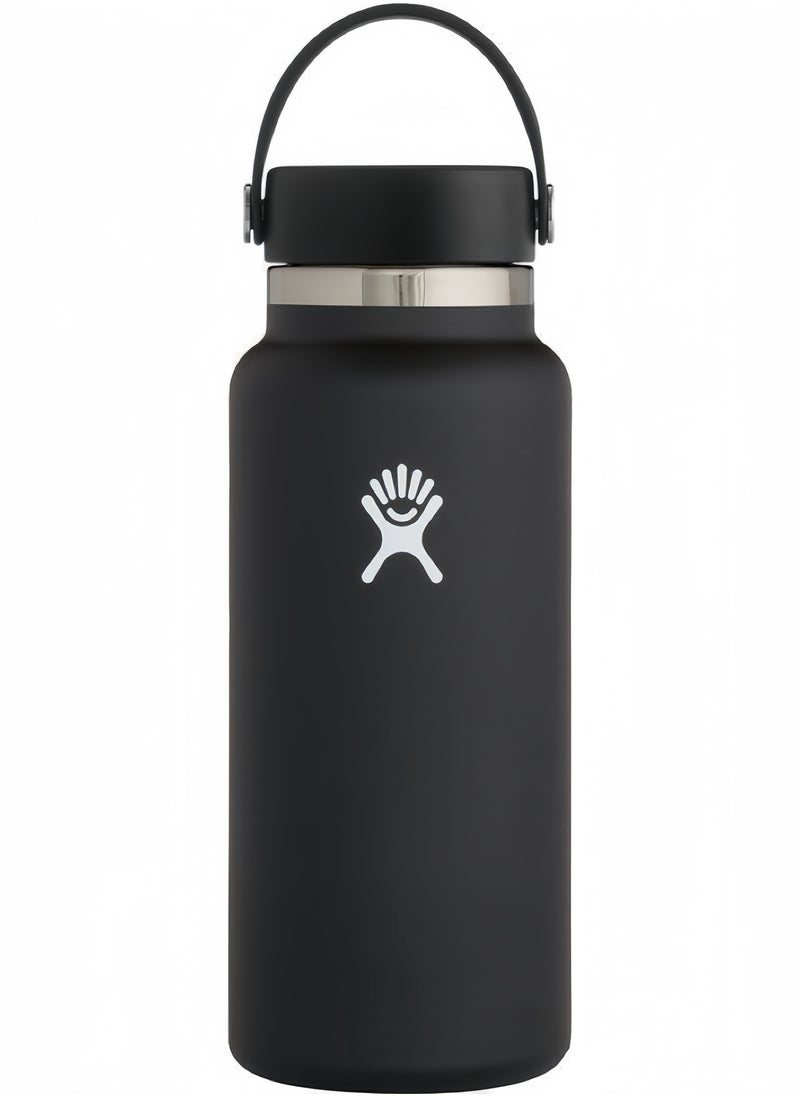 Vacuum Insulated Water Bottle Black 946ml