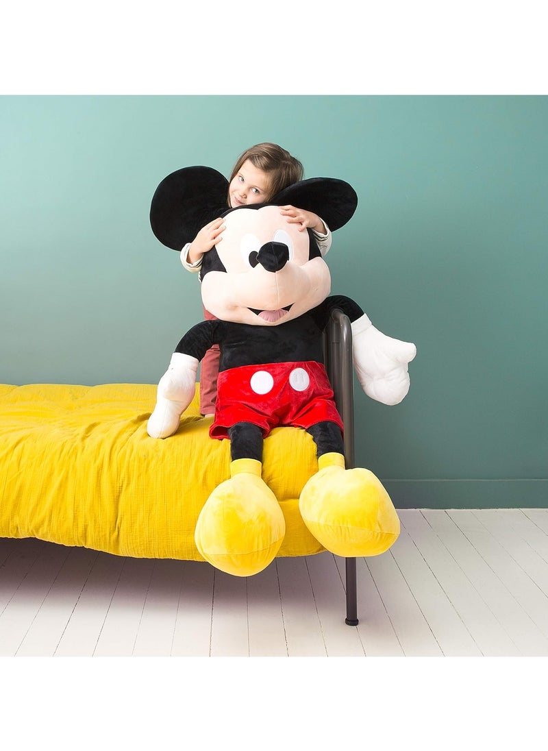 Disney Mickey Giant Plush Toy 120 cm. A great sweet friend for your children, and ideal for decorating their room.