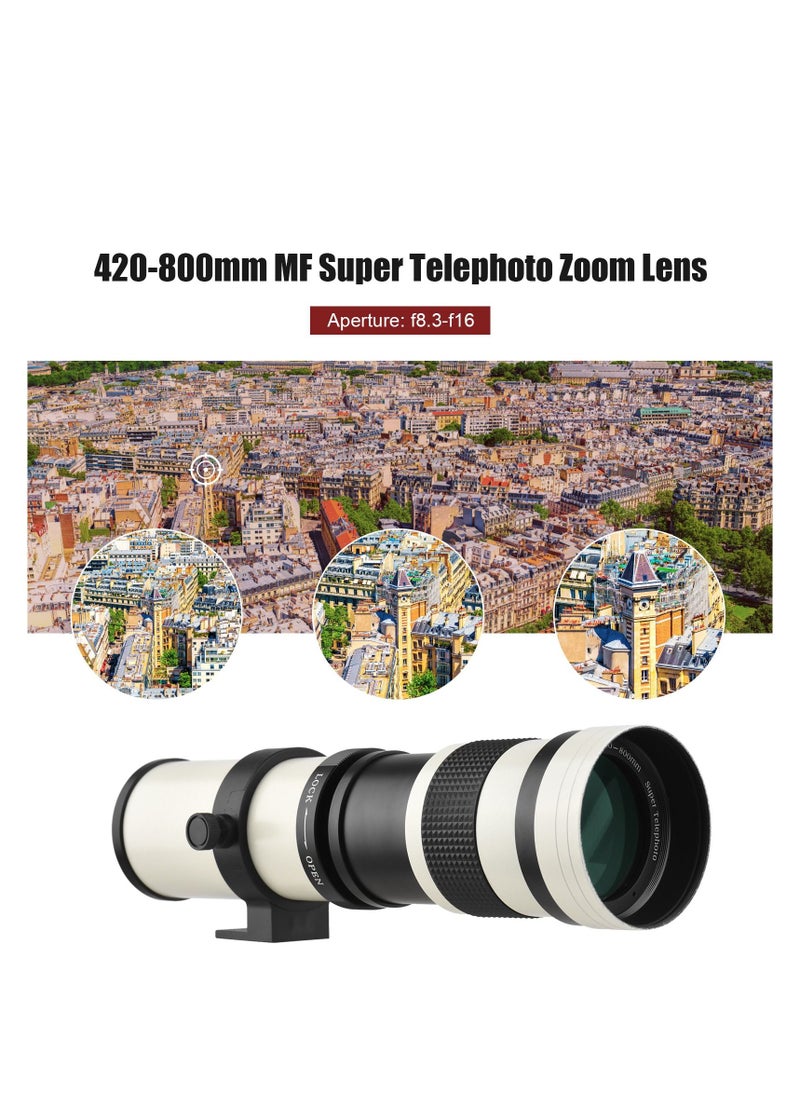 Camera MF Super Telephoto Zoom Lens