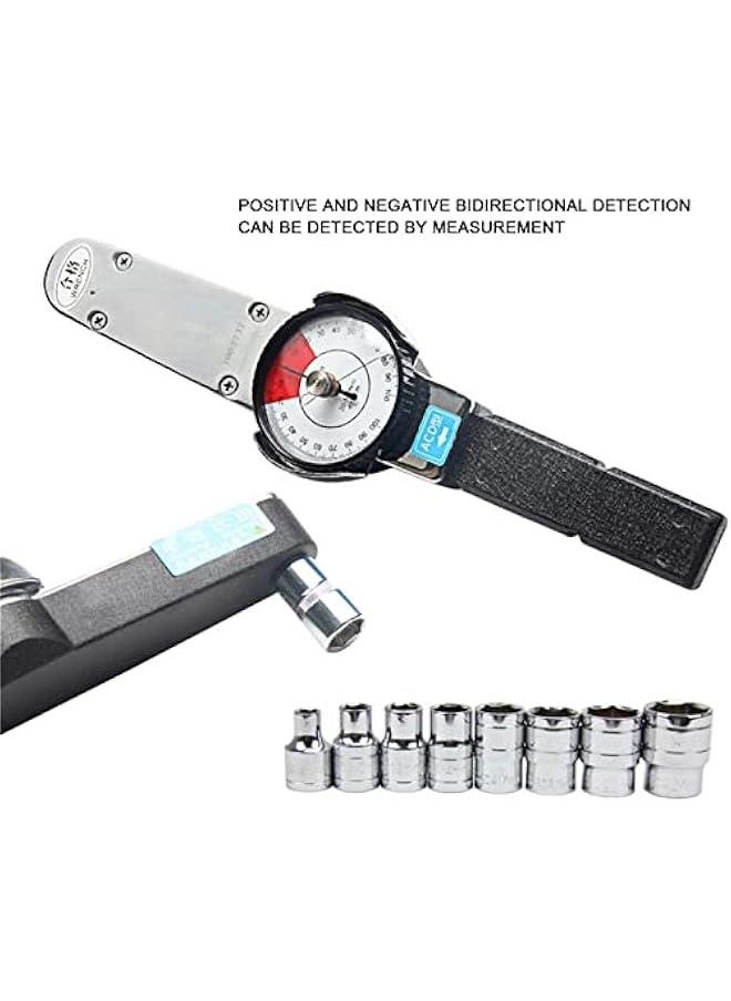 Drive Dial Wrench, 2 Direction Dial Indicator Wrench 0.2‑1N.m Indicating Torquemeter with Box, CW CCW High Meter Professional Measure Tool