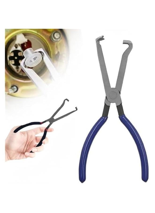 Upgraded 37960 Electrical Disconnect Pliers, 2024 Upgrade Fuel Line Pliers Electrical Connector Pliers, Automotive Electrical Plug Connector Disconnect Tools for Push Tab Style Plugs (Blue)