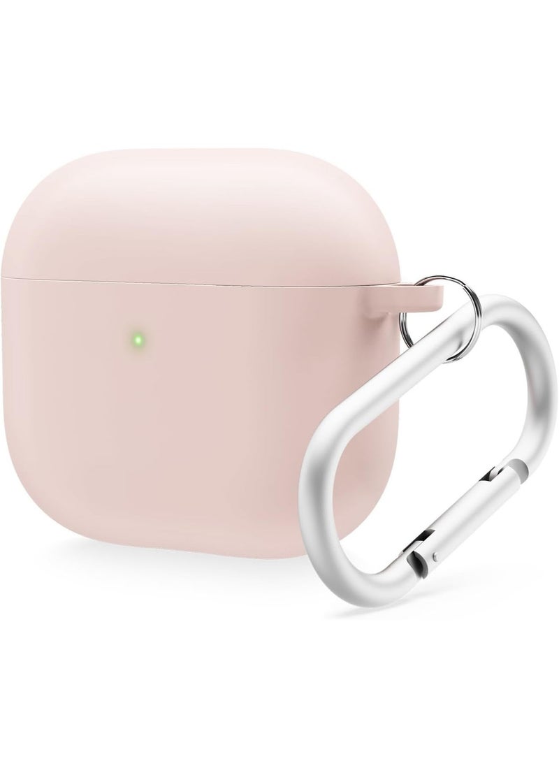 elago Liquid Hybrid Hang compatible with AirPods 4 case cover (2024) with Carabiner - Pink