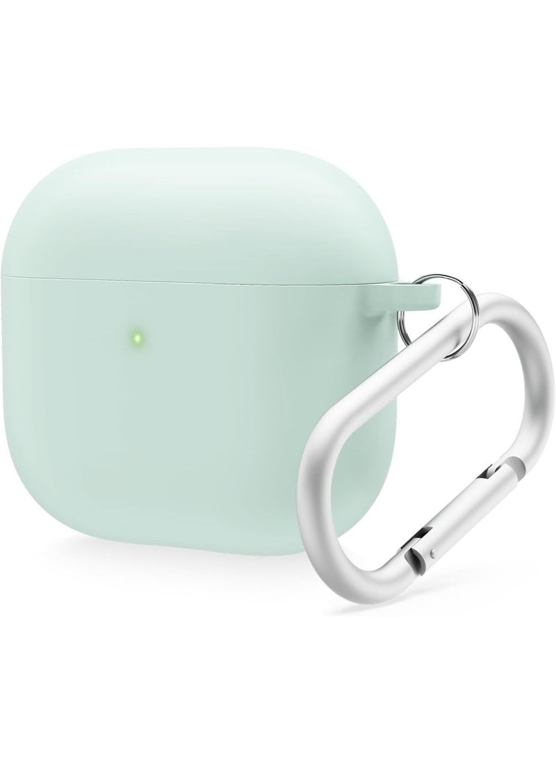 Liquid Hybrid Hang compatible with AirPods 4 case cover (2024) with Carabiner - Mint