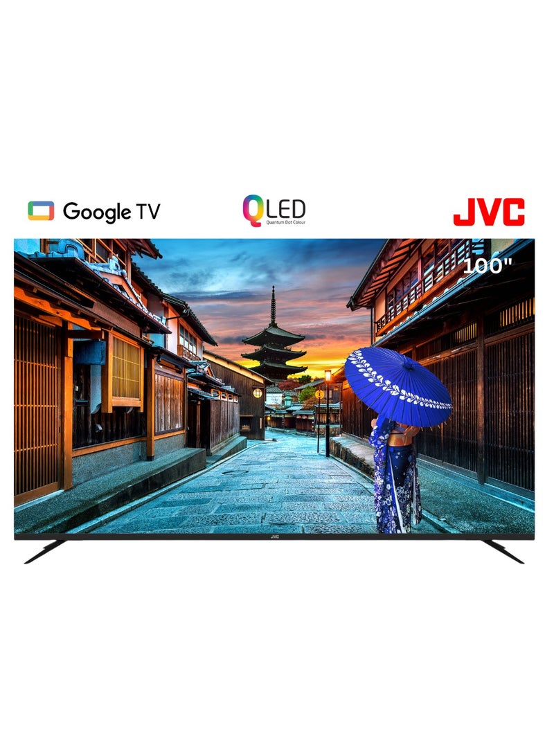 100 Inch Edgeless QLED 4K UHD Official Google TV with Dolby Vision Atmos, 