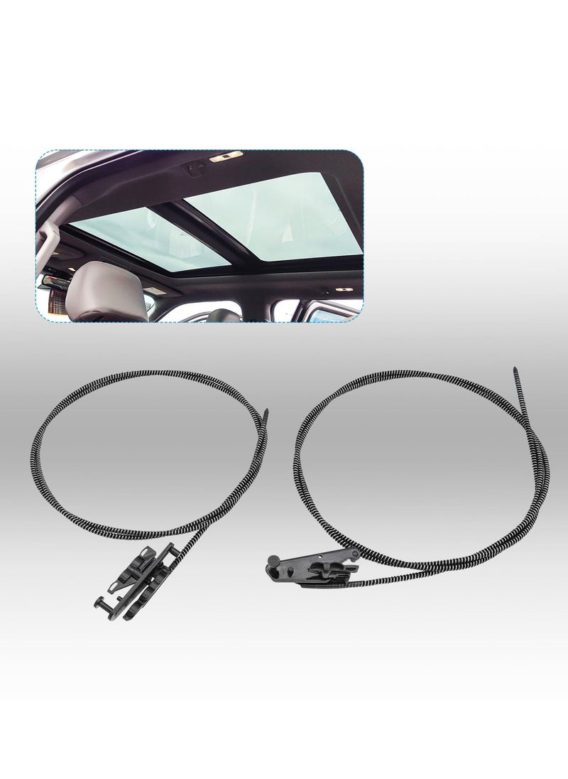 Glass Cables Sunroof Repair Kit, Sunroof Glass Cable Compatible 2015-2020 Ford F150, 2017 2018 2019 Ford F250 F350 F450 Sunroof Glass Cable, 2018 2019 2020 Lincoln Navigator