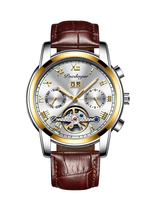 Automatic Mechanica Leather Watch For Men - 41420