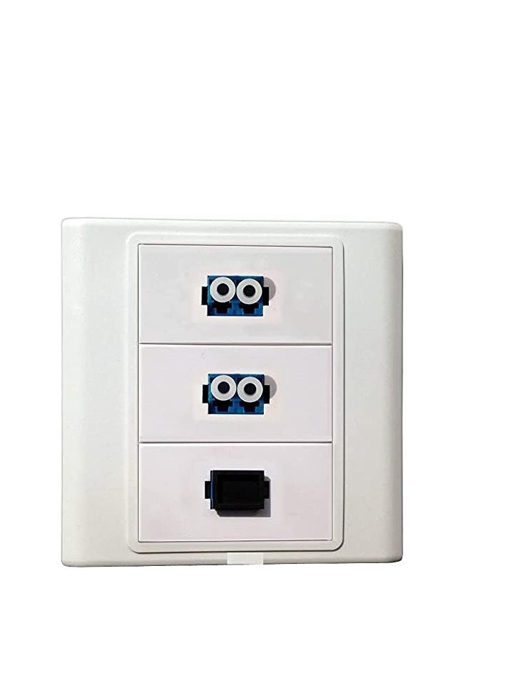 DKURVE LC, SC Fiber Optic Keystone Modules Wall Mount Faceplate Socket Plug Port