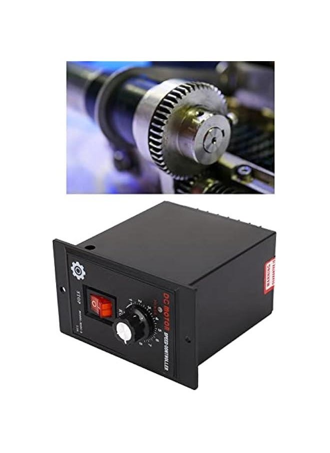 DC Motor Speed Controller, 110V AC Input 90V DC Output DC Motor Speed Governor Compact Size Stable Short Circuit Protection CW CCW Installation (500W)