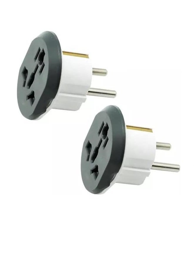 Five pieces electrical socket with universal input and EU output