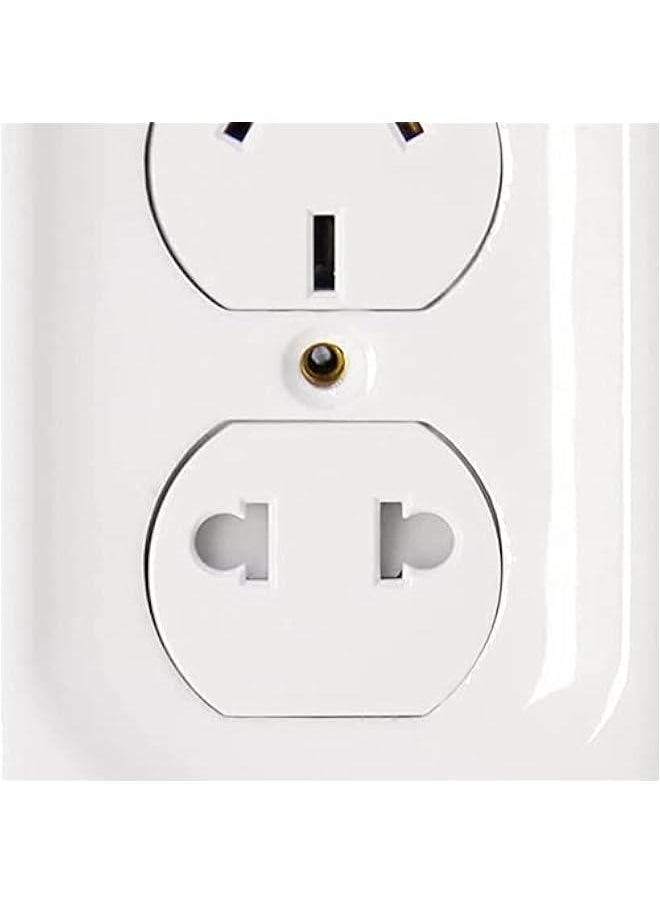 Ceramic Switch Plate, Switch Plate Cover, Wall Plate, Cover, White - Duplex