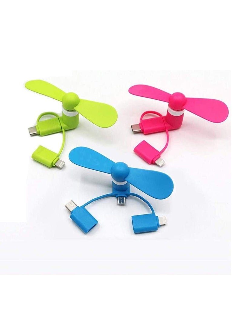 Mini USB Phone Fan 180-degree Rotating OTG Fan Portable Outdoor Cooler Mobile Phone Fan