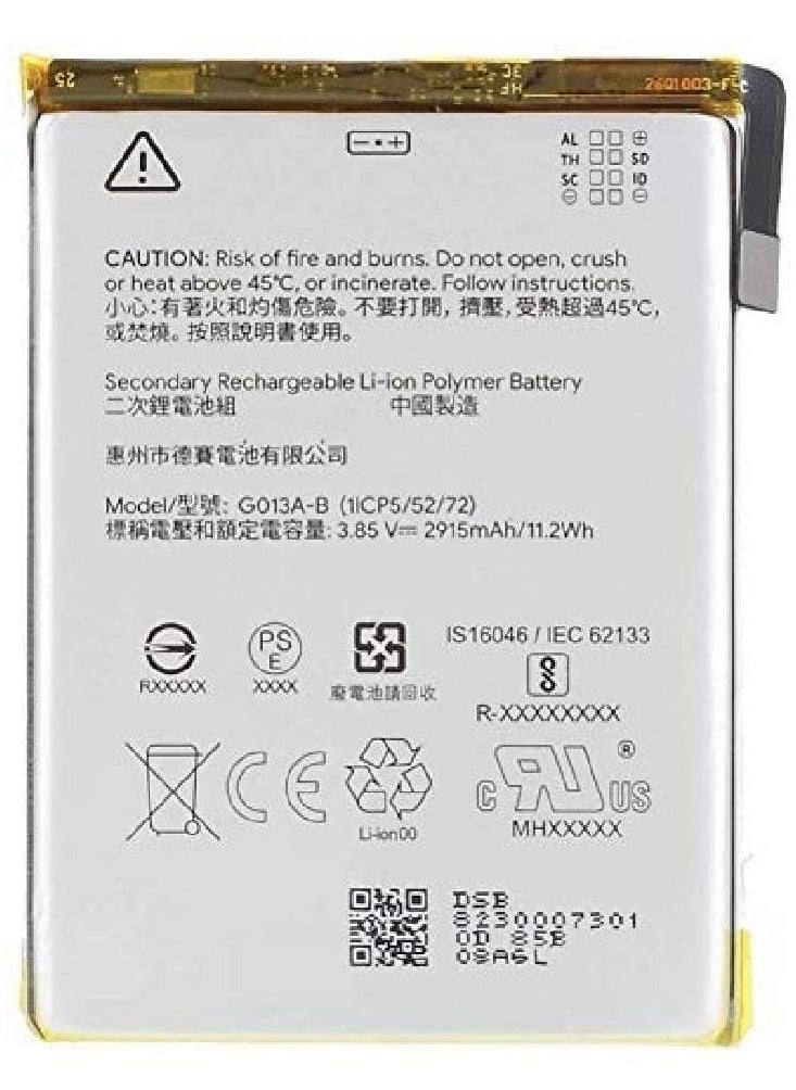 Replacement Battery For Pixel 3