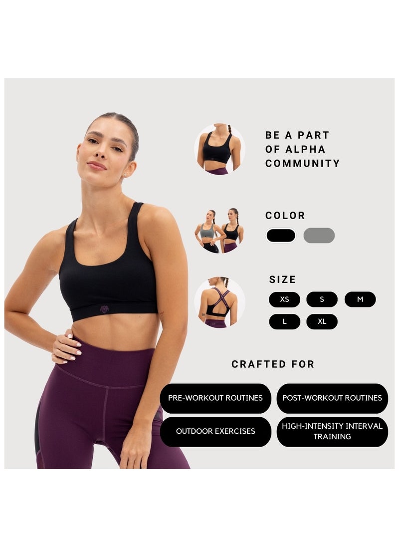 AlphaSquad Sports Bra for Women