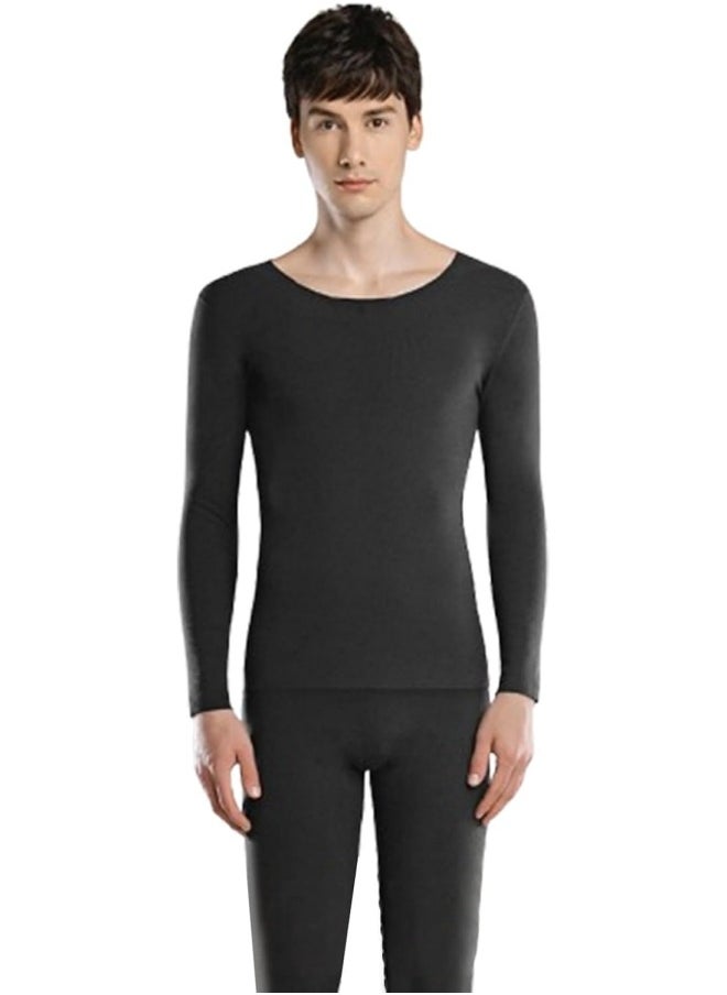 Men’s Thermal Underwear Sets 2 Piece Soft Base Layer Top and Bottom Long Johns Set with Fluff Lined Winter Warm Suit