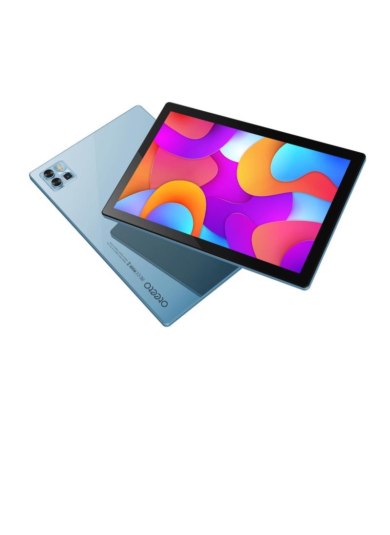 Oteeto Tab 12 Pro 5G Android Tablet, 10.1 Inch Display, 8GB RAM, 512GB ROM, 6000 mAh Battery, Wireless Keyboard (Blue)