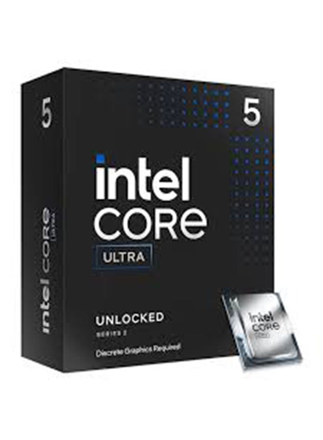 Core Ultra 5 245KF (Arrow Lake) Socket LGA 1851 Desktop Processor (Series 2), 14 Cores & 14 Threads, 24M Cache, 5.2 GHz Max Turbo Boost Frequency, 2* DDR5 & 192GB Max Memory, Intel AI Boost | BX80768245KF Green