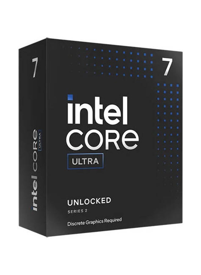 Core Ultra 7 265KF 3.9 GHz LGA 1851 Processor, 20-Cores & 20-Threads, 36 MB Cache, 5.5 GHz Max Turbo Frequency, Dual Channel DDR5 Memory, 192GB Max Memory Size | BX80768265KF Silver