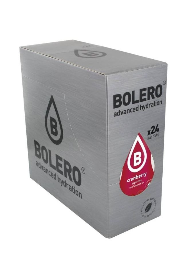 Bolero Advanced Hydration Classic Sachets – Cranberry , Pack of 24