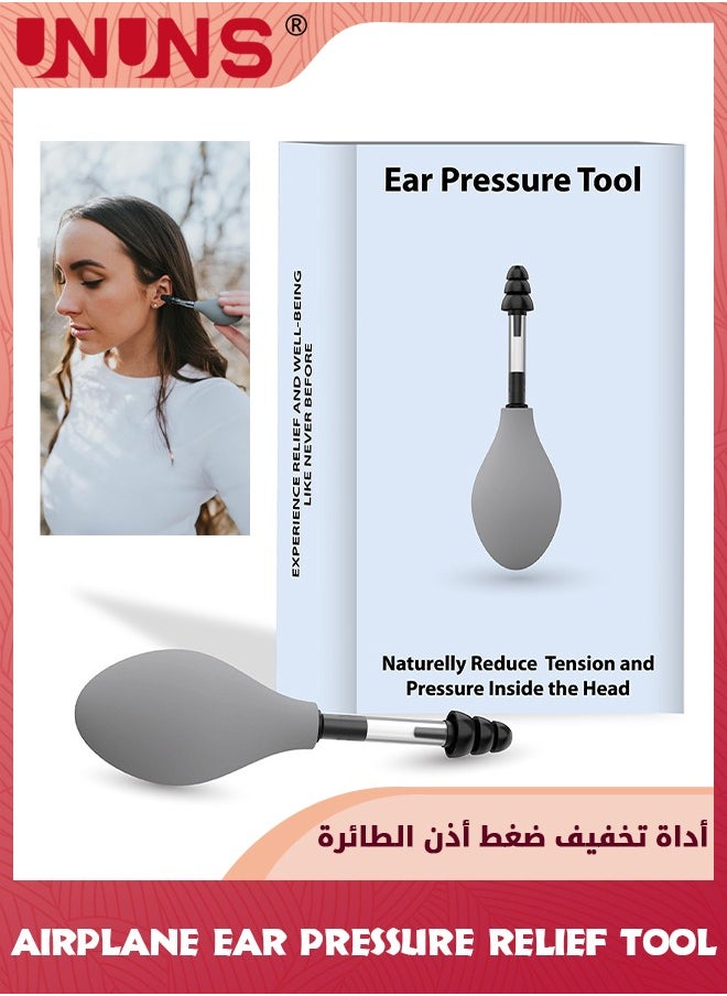Airplane Ear Pressure Relief Tool,Ear Pressure Relief Suction Device,Migraine and Headache Relief Products,Airplane Ear Pressure Relief Through Inner Ear Pressure Balance,Reduces Tension