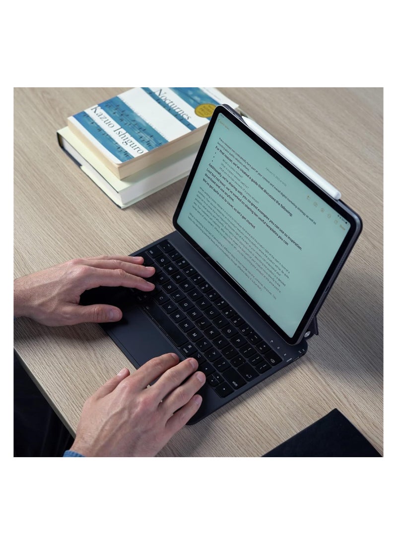 Magic Keyboard for iPad Pro 13-inch (M4) 2024, Easy-Set Magnetic Keyboard Case with Typing Experience, Built-in Multi-Touch Trackpad, US English, Backlit (Black)