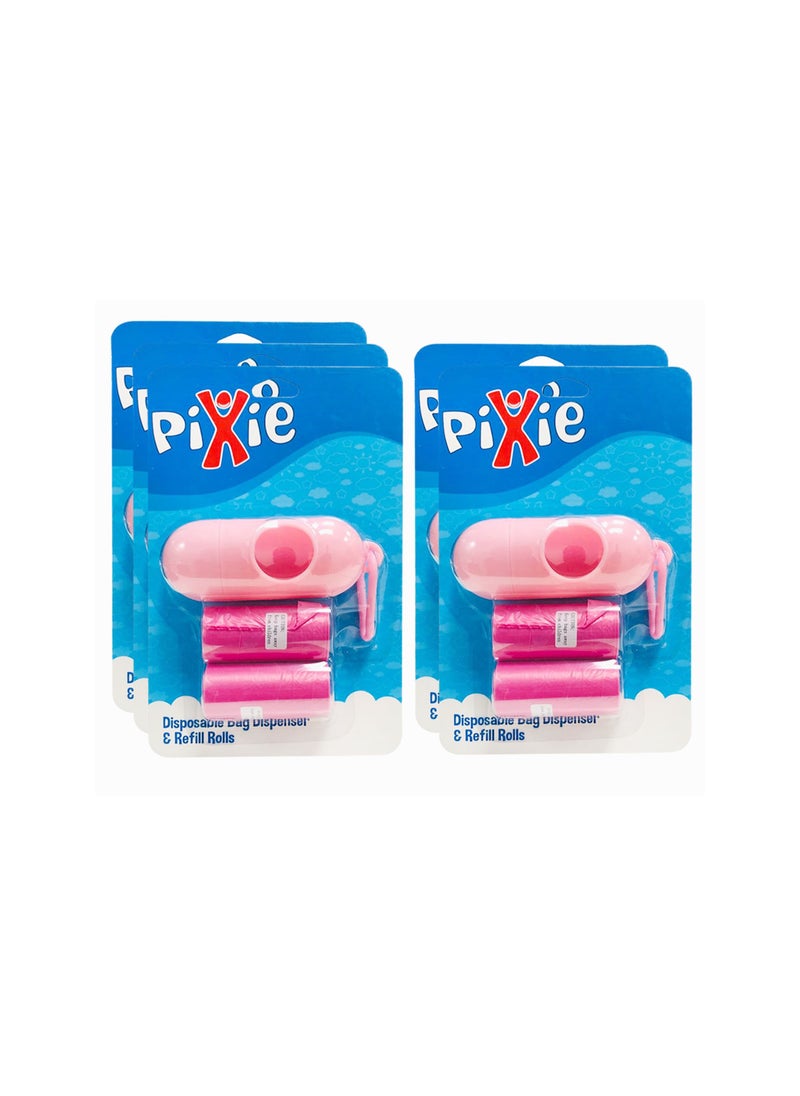 Pixie Dispenser Bag & Refill Pink Buy 3 Get 2 Free