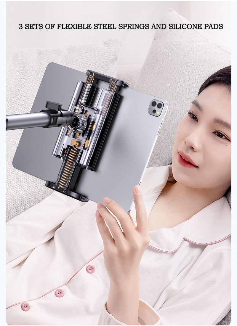 Mobile Phone Or Tablet Floor Stand, Anti Shake, Carbon Steel Telescopic Stand, Suitable For IPad/IPhoneX/IPad Pro Or Other 4-13 Inch Mobile Phones/Tablets/SWITCH