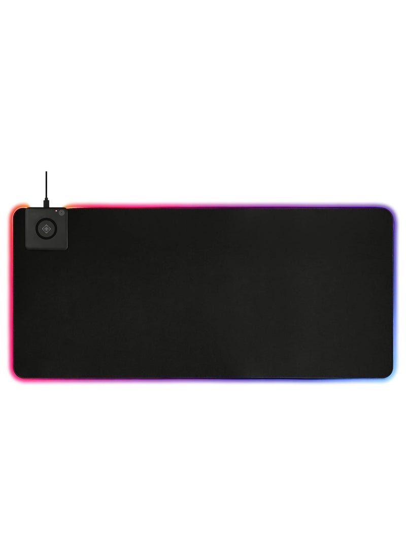 DELTACO RGB Mousepad with 10W Fast Wireless Charging & Extra Large Neoprene Surface-GAM-092