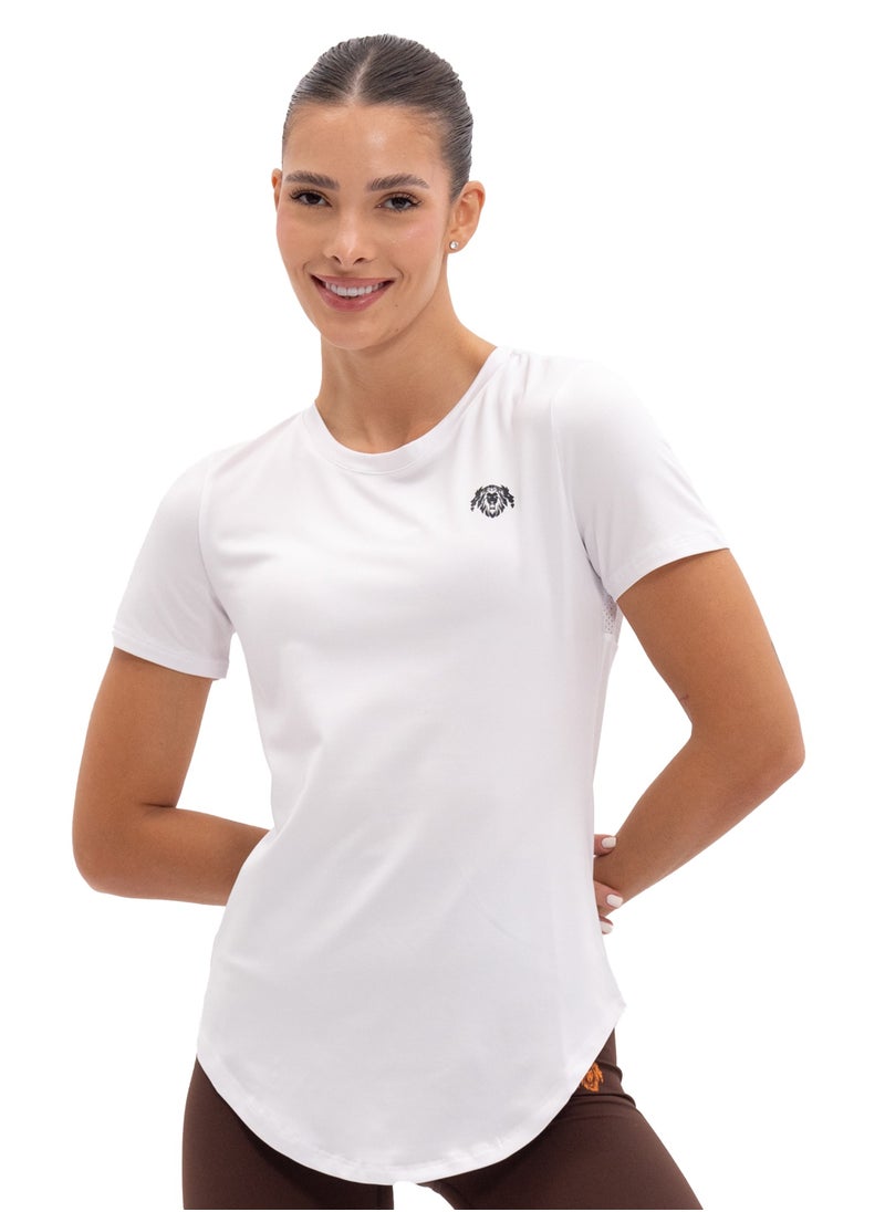 AlphaSquad Patchwork Sports T-Shirt for Women