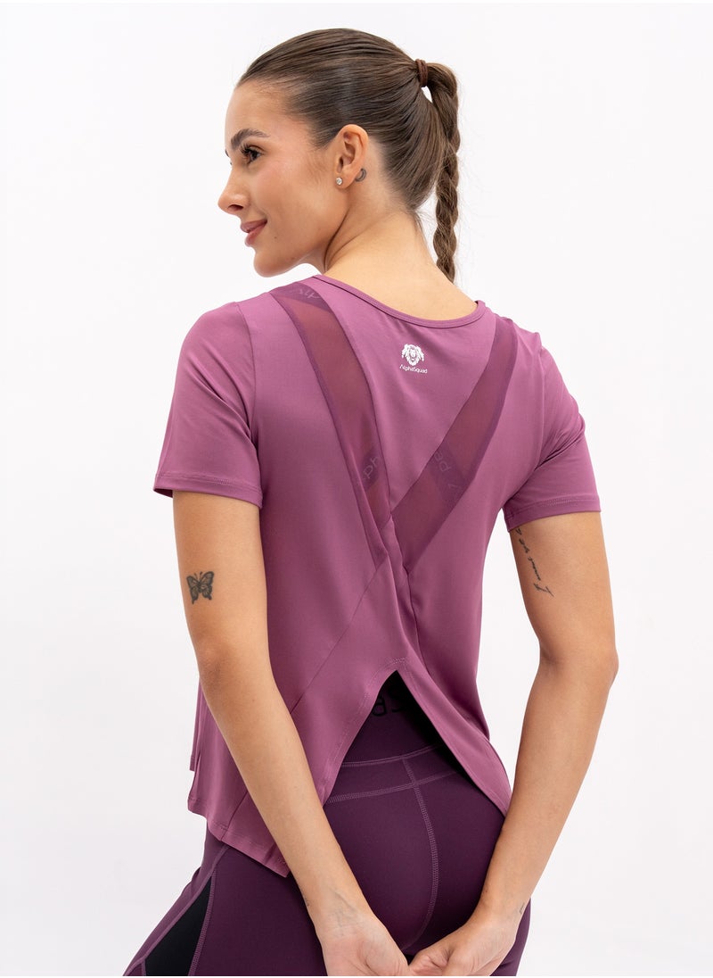 AlphaSquad Athletic Cut Out Top for Women